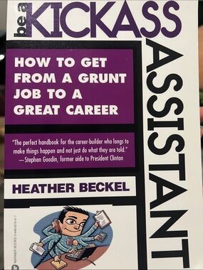 Be a Kickass Assistant by Heather Beckel - Purple & Black Cover